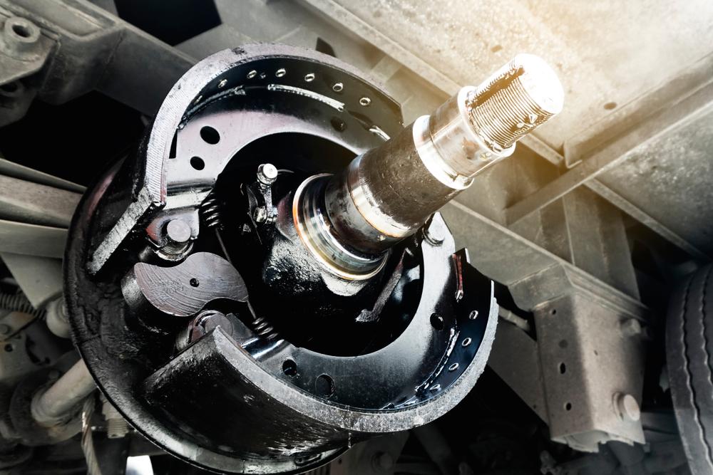 Semi truck engine being worked on in Burleson, TX at Pro Truck & Trailer Repair